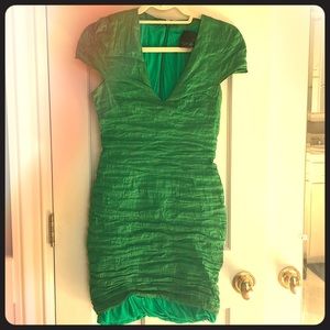 Yigal Azrouel Emerald Green Cocktail Dress
